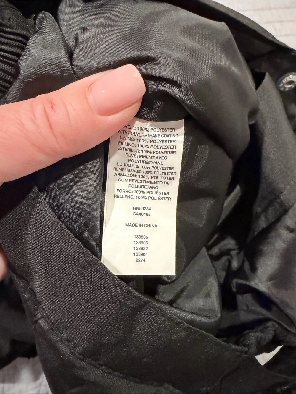 The Children's Place Black Kids Snow Pants Size 6